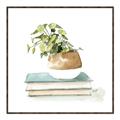 Picture of Pot On The Books I _GroupedProduct_Square_Canvas_Framed_