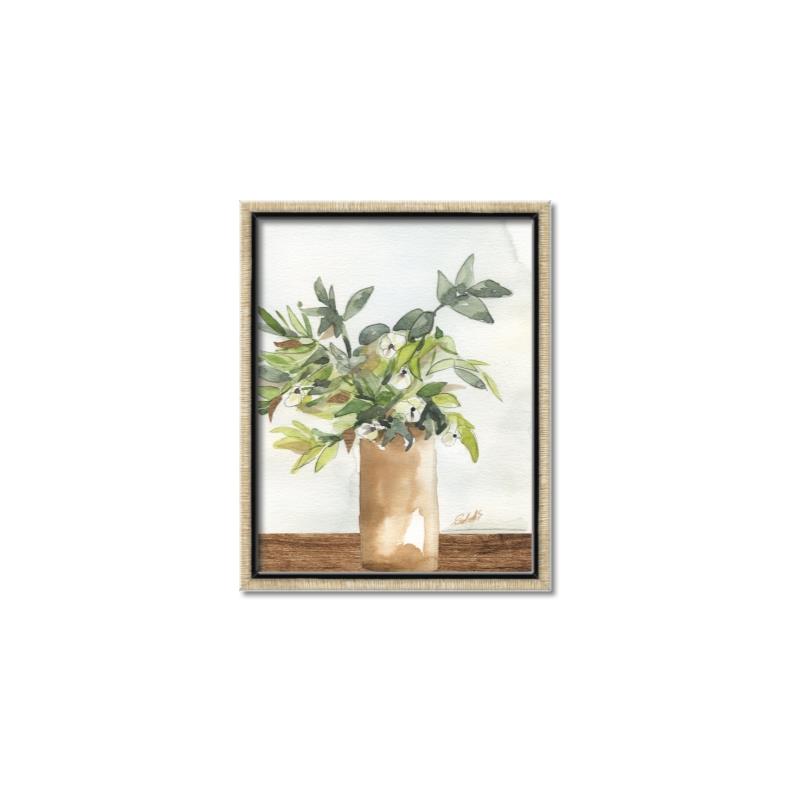 Picture of Potted Greens II _GroupedProduct_Rectangle_Portrait_Canvas_Framed_