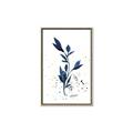 Picture of Blue Leaves III _GroupedProduct_Rectangle_Portrait_Canvas_Framed_