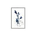 Picture of Blue Leaves III _GroupedProduct_Rectangle_Portrait_Canvas_Framed_