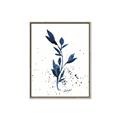 Picture of Blue Leaves III _GroupedProduct_Rectangle_Portrait_Canvas_Framed_
