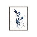 Picture of Blue Leaves III _GroupedProduct_Rectangle_Portrait_Canvas_Framed_