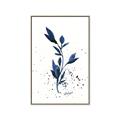 Picture of Blue Leaves III _GroupedProduct_Rectangle_Portrait_Canvas_Framed_