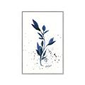 Picture of Blue Leaves III _GroupedProduct_Rectangle_Portrait_Canvas_Framed_
