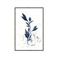 Picture of Blue Leaves III _GroupedProduct_Rectangle_Portrait_Canvas_Framed_