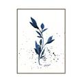 Picture of Blue Leaves III _GroupedProduct_Rectangle_Portrait_Canvas_Framed_