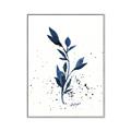 Picture of Blue Leaves III _GroupedProduct_Rectangle_Portrait_Canvas_Framed_