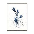 Picture of Blue Leaves III _GroupedProduct_Rectangle_Portrait_Canvas_Framed_