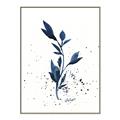 Picture of Blue Leaves III _GroupedProduct_Rectangle_Portrait_Canvas_Framed_