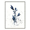 Picture of Blue Leaves III _GroupedProduct_Rectangle_Portrait_Canvas_Framed_
