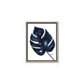 Picture of Blue Tropical Leaf I _GroupedProduct_Rectangle_Portrait_Canvas_Framed_