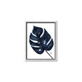 Picture of Blue Tropical Leaf I _GroupedProduct_Rectangle_Portrait_Canvas_Framed_
