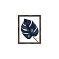 Picture of Blue Tropical Leaf I _GroupedProduct_Rectangle_Portrait_Canvas_Framed_