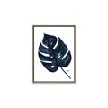 Picture of Blue Tropical Leaf I _GroupedProduct_Rectangle_Portrait_Canvas_Framed_