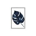 Picture of Blue Tropical Leaf I _GroupedProduct_Rectangle_Portrait_Canvas_Framed_