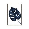 Picture of Blue Tropical Leaf I _GroupedProduct_Rectangle_Portrait_Canvas_Framed_
