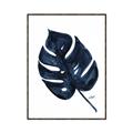 Picture of Blue Tropical Leaf I _GroupedProduct_Rectangle_Portrait_Canvas_Framed_