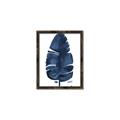 Picture of Blue Tropical Leaf II _GroupedProduct_Rectangle_Portrait_Canvas_Framed_