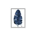 Picture of Blue Tropical Leaf II _GroupedProduct_Rectangle_Portrait_Canvas_Framed_