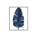 Picture of Blue Tropical Leaf II _GroupedProduct_Rectangle_Portrait_Canvas_Framed_