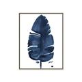 Picture of Blue Tropical Leaf II _GroupedProduct_Rectangle_Portrait_Canvas_Framed_