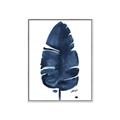 Picture of Blue Tropical Leaf II _GroupedProduct_Rectangle_Portrait_Canvas_Framed_