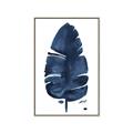 Picture of Blue Tropical Leaf II _GroupedProduct_Rectangle_Portrait_Canvas_Framed_