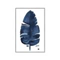 Picture of Blue Tropical Leaf II _GroupedProduct_Rectangle_Portrait_Canvas_Framed_