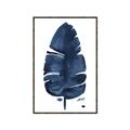 Picture of Blue Tropical Leaf II _GroupedProduct_Rectangle_Portrait_Canvas_Framed_