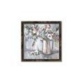 Picture of Beautiful Flower In Jar _GroupedProduct_Square_Canvas_Framed_