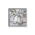 Picture of Beautiful Flower In Jar _GroupedProduct_Square_Canvas_Framed_