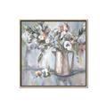Picture of Beautiful Flower In Jar _GroupedProduct_Square_Canvas_Framed_