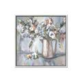 Picture of Beautiful Flower In Jar _GroupedProduct_Square_Canvas_Framed_