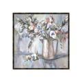 Picture of Beautiful Flower In Jar _GroupedProduct_Square_Canvas_Framed_