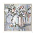 Picture of Beautiful Flower In Jar _GroupedProduct_Square_Canvas_Framed_