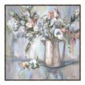 Picture of Beautiful Flower In Jar _GroupedProduct_Square_Canvas_Framed_