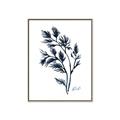 Picture of Blue Leaves IV _GroupedProduct_Rectangle_Portrait_Canvas_Framed_