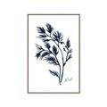 Picture of Blue Leaves IV _GroupedProduct_Rectangle_Portrait_Canvas_Framed_