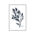 Picture of Blue Leaves IV _GroupedProduct_Rectangle_Portrait_Canvas_Framed_