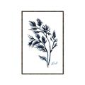 Picture of Blue Leaves IV _GroupedProduct_Rectangle_Portrait_Canvas_Framed_