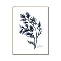 Picture of Blue Leaves IV _GroupedProduct_Rectangle_Portrait_Canvas_Framed_