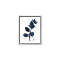 Picture of Blue Leaves V _GroupedProduct_Rectangle_Portrait_Canvas_Framed_