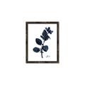 Picture of Blue Leaves V _GroupedProduct_Rectangle_Portrait_Canvas_Framed_