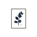 Picture of Blue Leaves V _GroupedProduct_Rectangle_Portrait_Canvas_Framed_