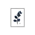 Picture of Blue Leaves V _GroupedProduct_Rectangle_Portrait_Canvas_Framed_
