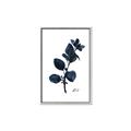 Picture of Blue Leaves V _GroupedProduct_Rectangle_Portrait_Canvas_Framed_