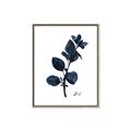 Picture of Blue Leaves V _GroupedProduct_Rectangle_Portrait_Canvas_Framed_