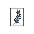 Picture of Blue Leaves VI _GroupedProduct_Rectangle_Portrait_Canvas_Framed_