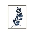 Picture of Blue Leaves VI _GroupedProduct_Rectangle_Portrait_Canvas_Framed_