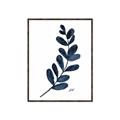 Picture of Blue Leaves VI _GroupedProduct_Rectangle_Portrait_Canvas_Framed_